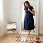 What Colour Shoes Go With a Navy Dress
