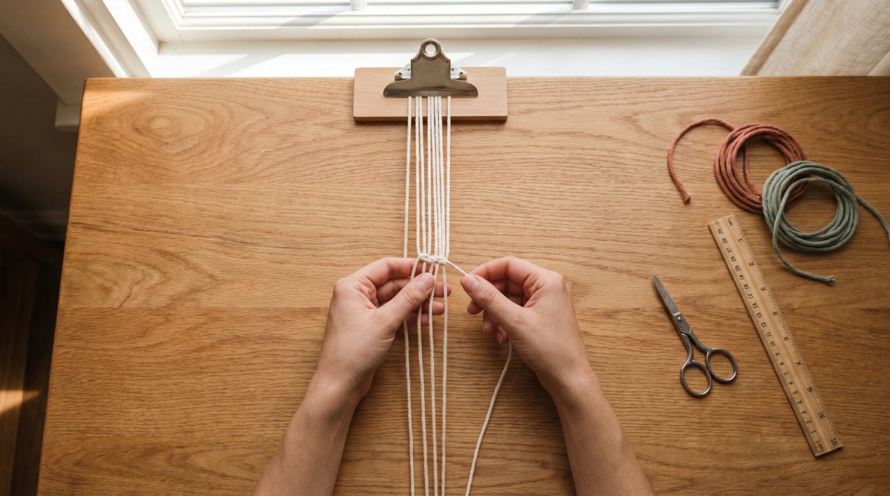 macrame bracelet beginner