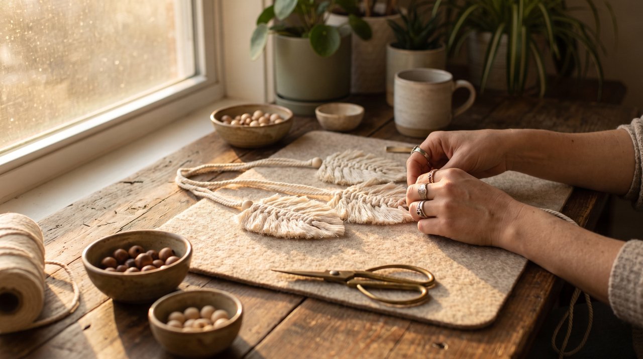 Macrame Leaves