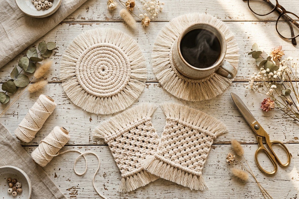 How to Make Macrame Coasters
