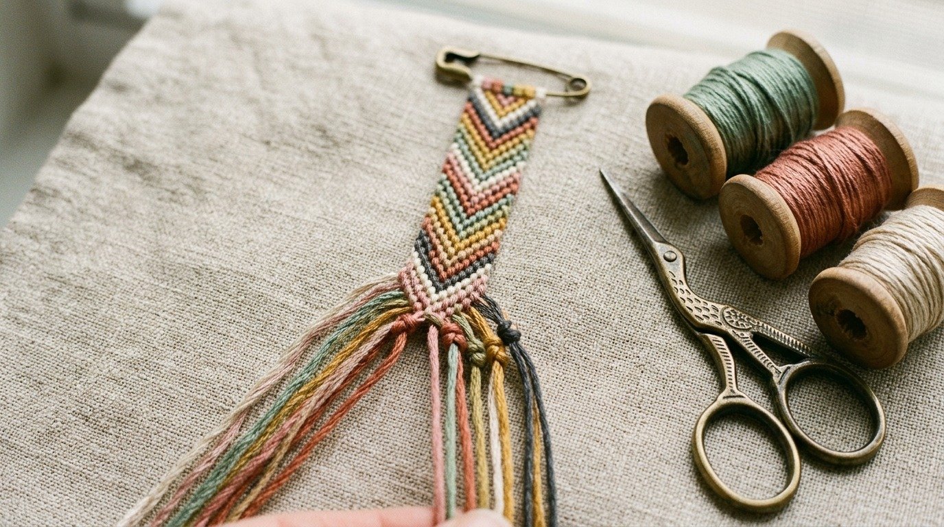 Chevron Friendship Bracelet Pattern