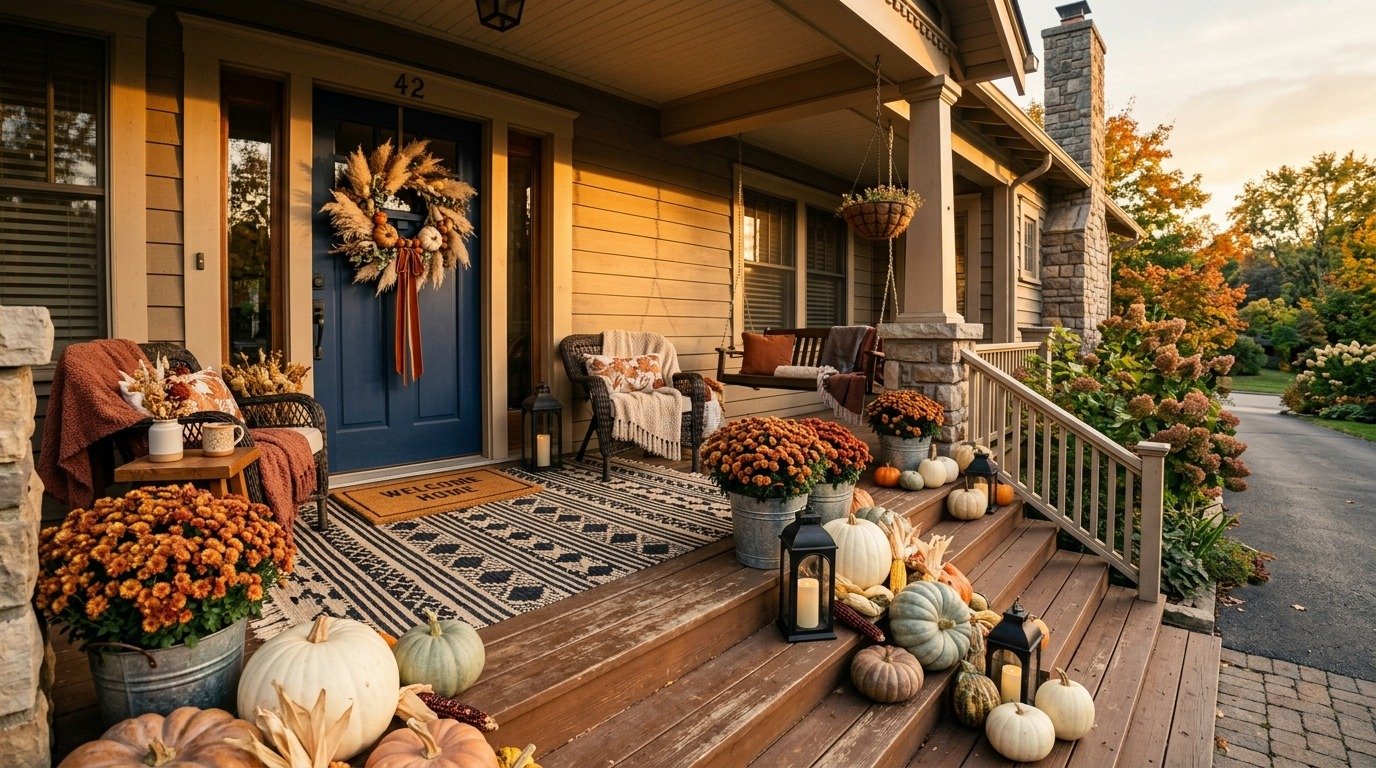 DIY Fall Porch Decor