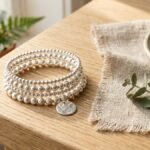 Silver Beaded Bracelet